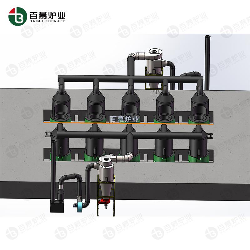 熔鋁爐加水膜除塵人工舀鋁方案